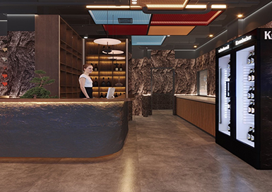 cc燒烤店裝修設計案例效果圖